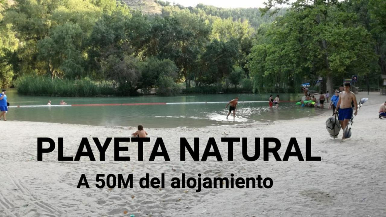 Apartamentos Los Robles Alcala del Jucar Exteriör bild